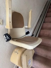 Indoor Stair Lift Straight, Battery Electric, 2-Handset