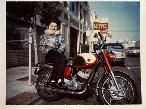 Pretty big hair - big, biker