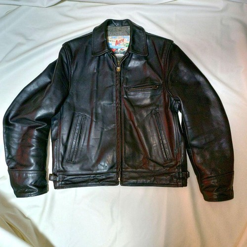 Aero leathers black highwayman - aero,