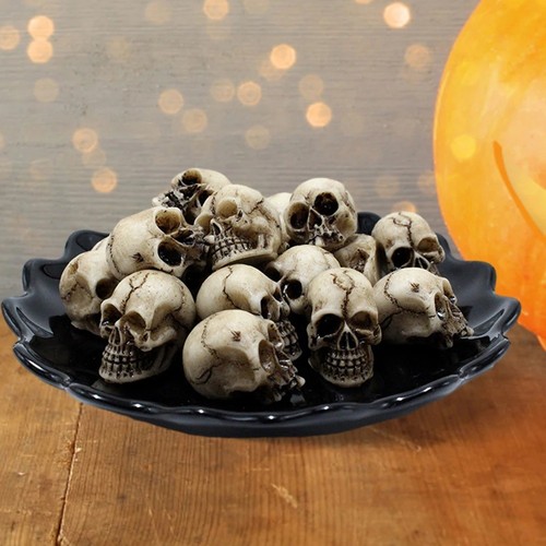 Mini skull heads 20pcs - skull,