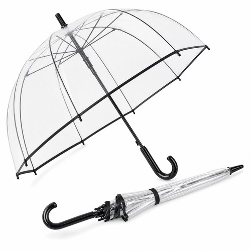 Large clear dome umbrella - clear,