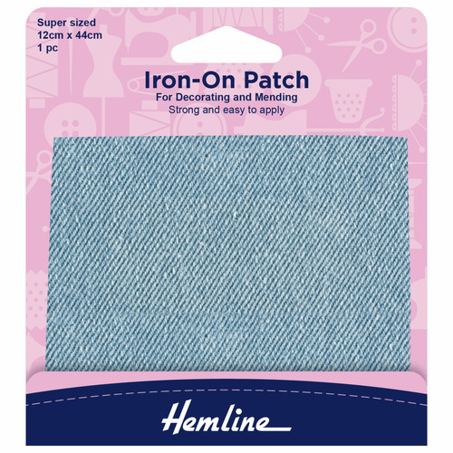 Hemline iron repair jean - on,