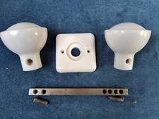 Pair of Reclaimed White Round