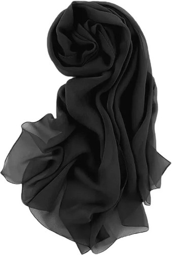Real 100 silk scarf - real,