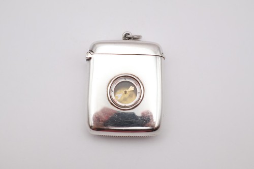 Quality antique silver vesta - silver,