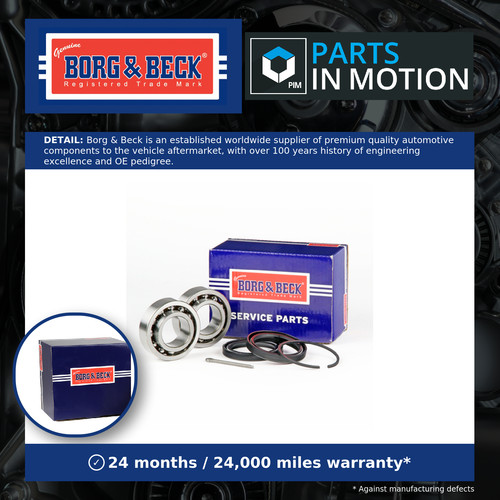 Wheel bearing kit - kit, bwk062