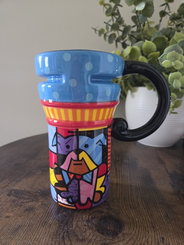 Romero britto bulldog coffee - britto,