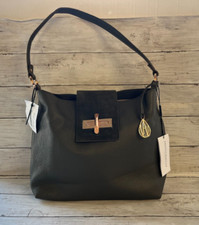 Amanda Wakeley Quin Khaki Leather Hobo Bag