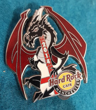 MANCHESTER ST GEORGE'S DAY DRAGON ENGLISH FLAG GUITAR 2014 Hard Rock Cafe PIN LE