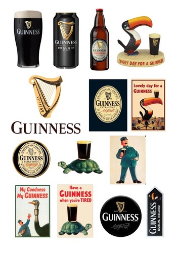 Guinness themed edible cake - edible,