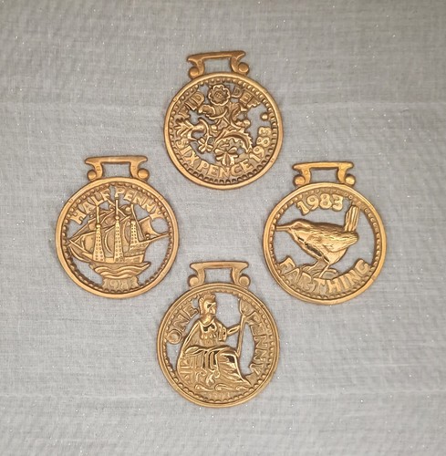 Horse brasses set - horse,