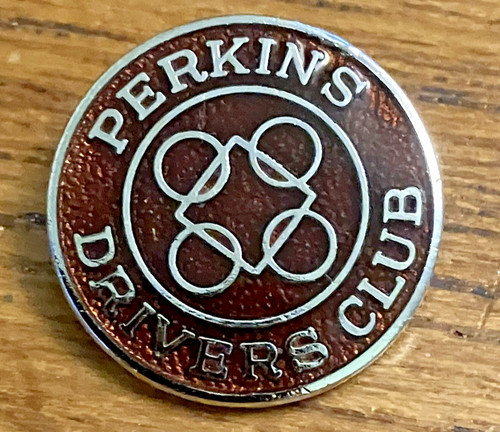 Perkins driver club - driver's, enamel