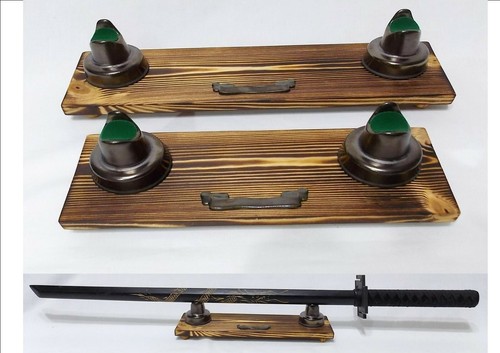 Sword stand samurai wood - sword,