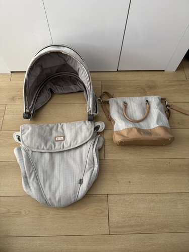 Silver cross surf hood apron - cross,