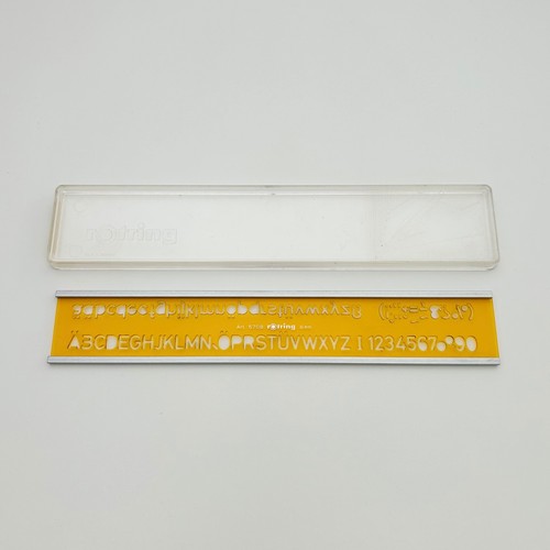 Vintage rotring iso lettering - iso,