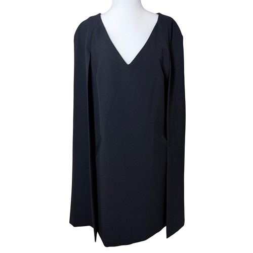 Trina turk black cape sleeve - cape,