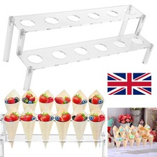 Acrylic 2-Tier Ice Cream Cone