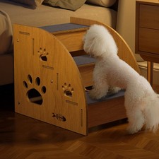 Dog Stairs Wooden Non-Slip Pet