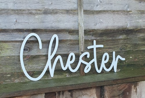 Personalised wooden name - wooden,