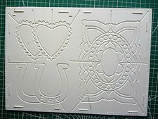 glitter girls embossing boards  A4 double sided  4 left