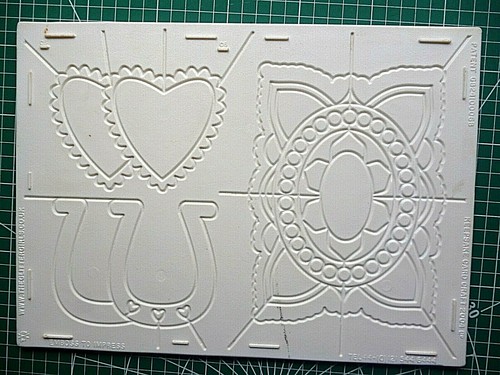 Glitter girls embossing boards - girls,
