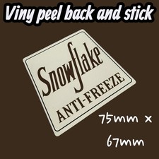 Snowflake Anti freeze vintage