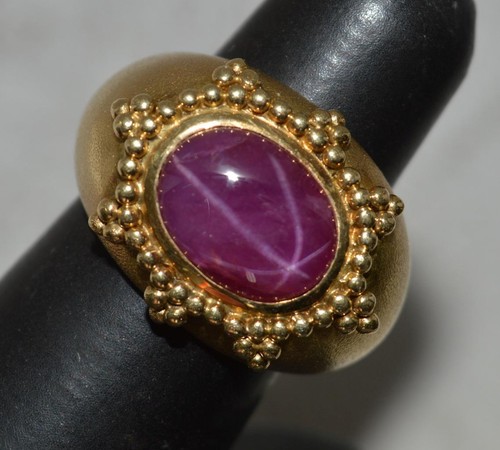 Very heavy 18ct - heavy, and