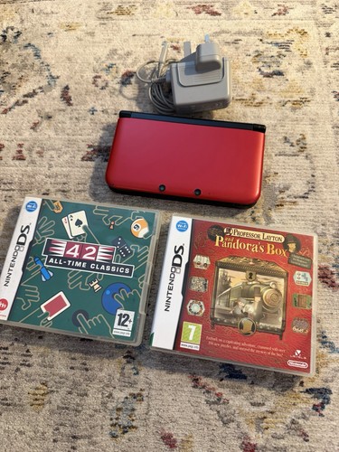 Nintendo 3ds red with - -,