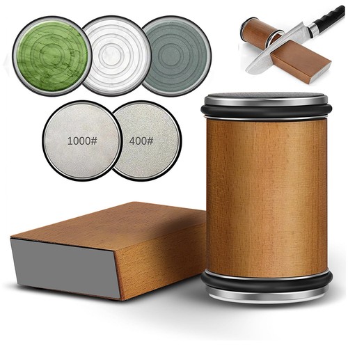 Rolling knife sharpener and - knife,