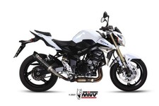 BLACK STAINLESS STEEL EXHAUST TERMINAL MIVV GP SUZUKI GSR 750 2011 - 2016