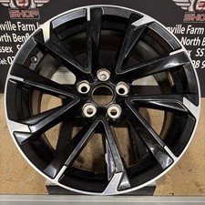 1 X TOYOTA COROLLA GR 18” ALLOY WHEEL 10 SPOKE 8J ET40 8654-1 BLACK/DIAMOND CUT
