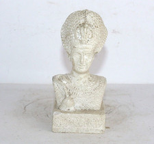 PHARAONIC ANCIENT EGYPTIAN King Ramses II Head Alabaster Statue Stone (BS)