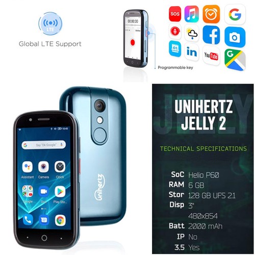 Lte unihertz jelly mini - unihertz, 2