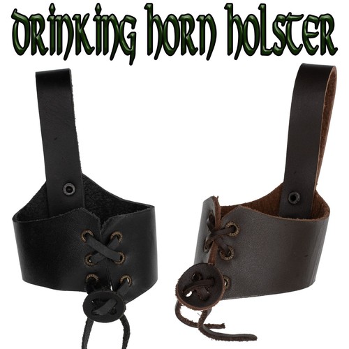 Drinking horn leather - drinking,