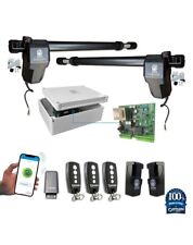 Automatic Arm Dual Swing Gate Opener Heavy Duty Kit Electric Remote Control &APP
