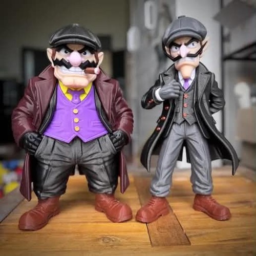 Printed wario waluigi - or,