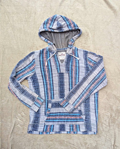 Hollister striped baja hoodie - striped,
