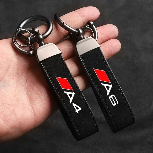 Custom suede car - suede, keychain