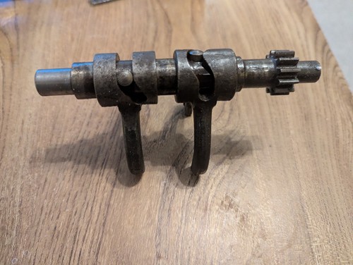 Bsa gear selector shaft with - gear,