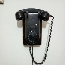 vintage french black rotary