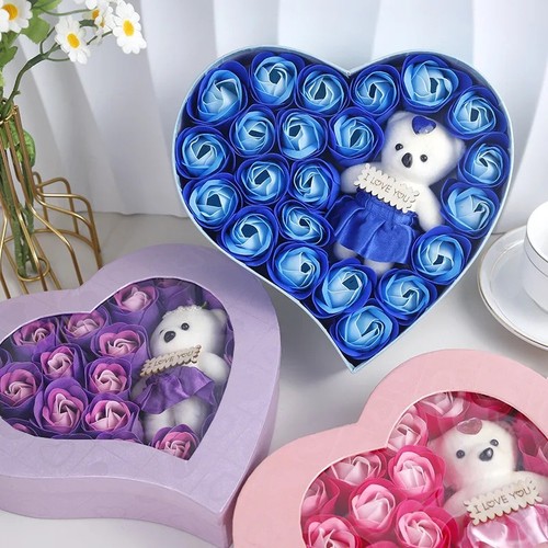 Soap rose flower gift - rose,