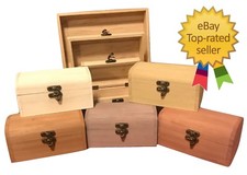Large Engraved Wooden Boxes