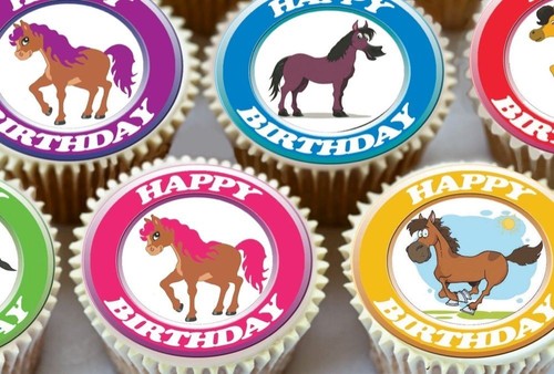 Horse birthday mixed edible - mixed,