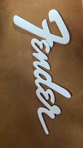 18cm fender logo sign - fender,