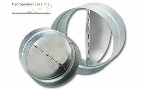 Metal ducting back draught - metal,