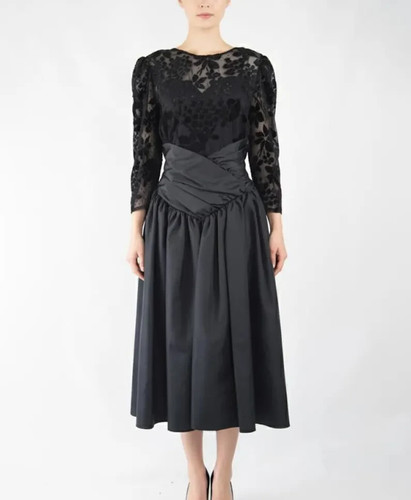 80s evening dress - 80s,