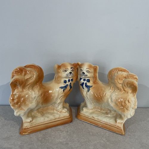 Pair vintage staffordshire - vintage,