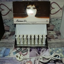 CARMEN 88's Vintage Hair Rollers Curlers with Clips Working Tested Original Box