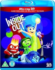INSIDE OUT BLU-RAY 3D & 2D NEW