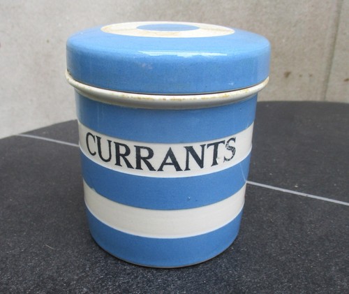 Green cornishware currants - t,